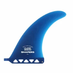 8" Classic Series Longboard Fin - Translucent Blue