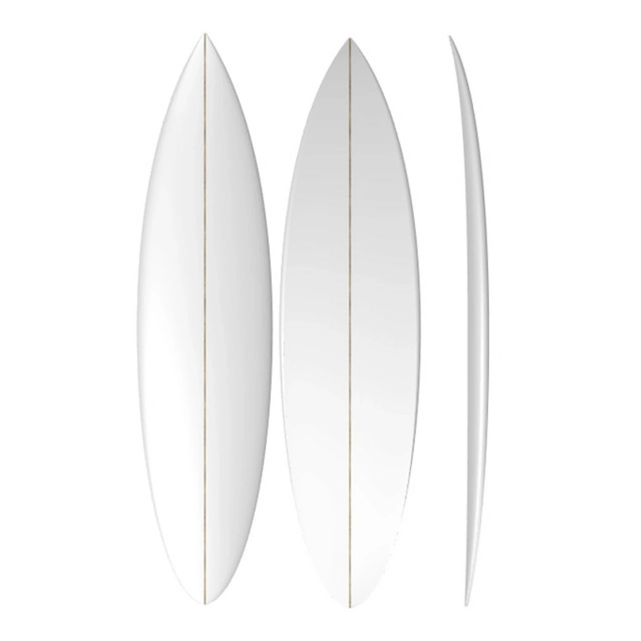 Machine Shape Blank And Material Kit: PU SINGLE FIN 4 Machine Shape Blank And Material Kit: PU SINGLE FIN - Image 2