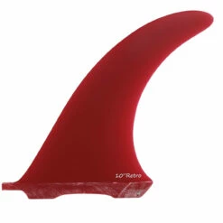 SALE: 10" Retro Box Fin - Solid Red