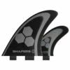 AM Core Series Twin Fin Set - Black Grey -Surf Sales Shop am twin dualtab coreseries 15704.1572581055