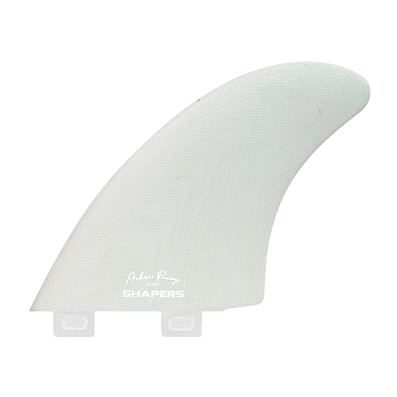 Asher Pacey: 5.55" Fibreglass Twin Fin - Cool Grey 3 Asher Pacey: 5.55" Fibreglass Twin Fin - Cool Grey