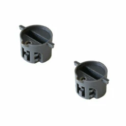 Dual Tab Fin Plug Rail Pair : Grey