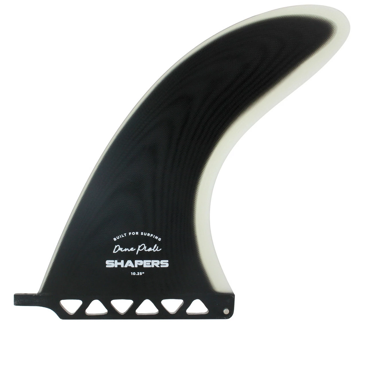 10.25" Dane Pioli Longboard Fin - Black Clear 3 10.25" Dane Pioli Longboard Fin - Black Clear