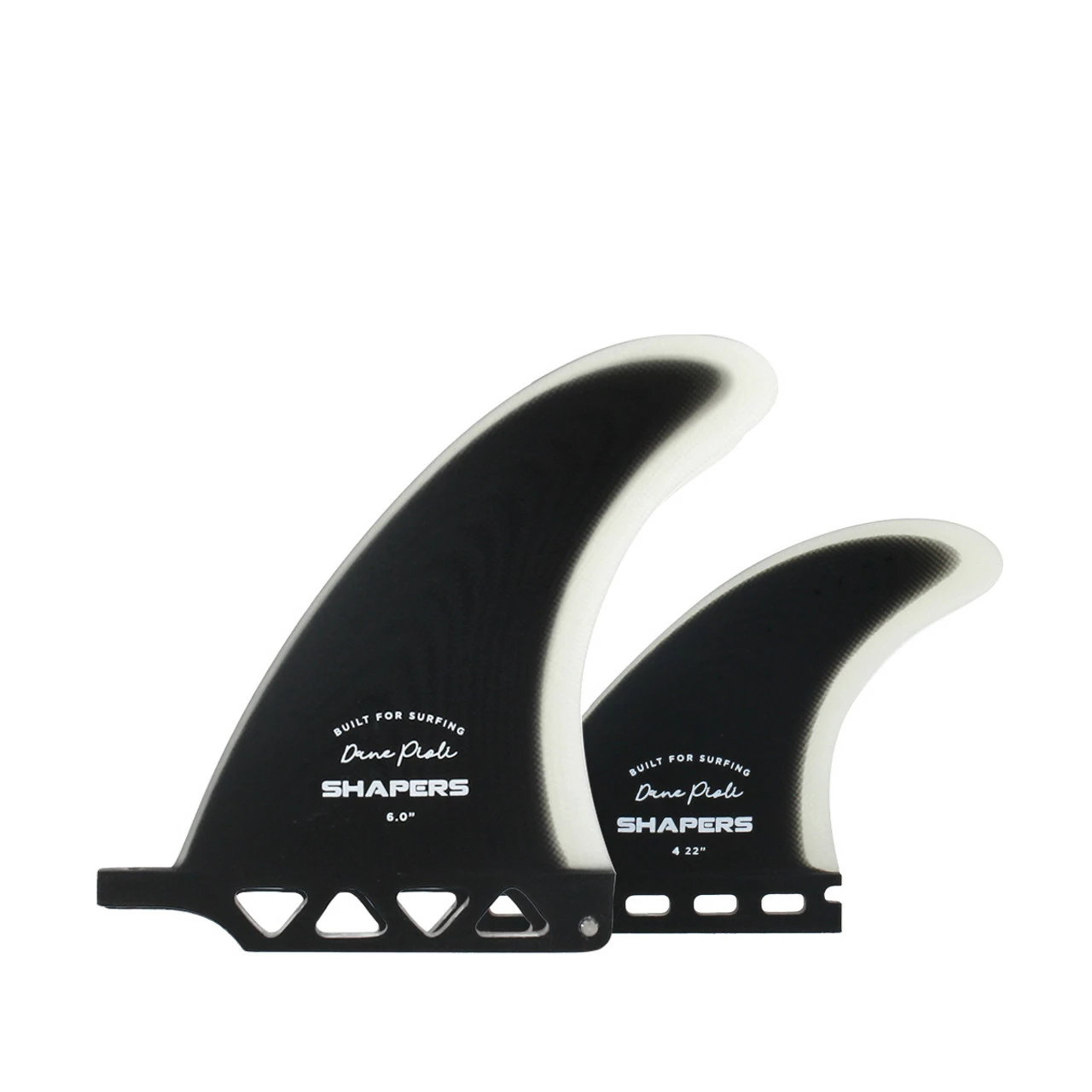 6" Dane Pioli Longboard Fin- Single Tab - Black Clear 3 6" Dane Pioli Longboard Fin- Single Tab - Black Clear