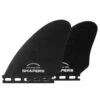 DVS Quad Keel Fin Set- Black Fibreglass -Surf Sales Shop dvs quad keel singletab black 74494 82524.1540187917