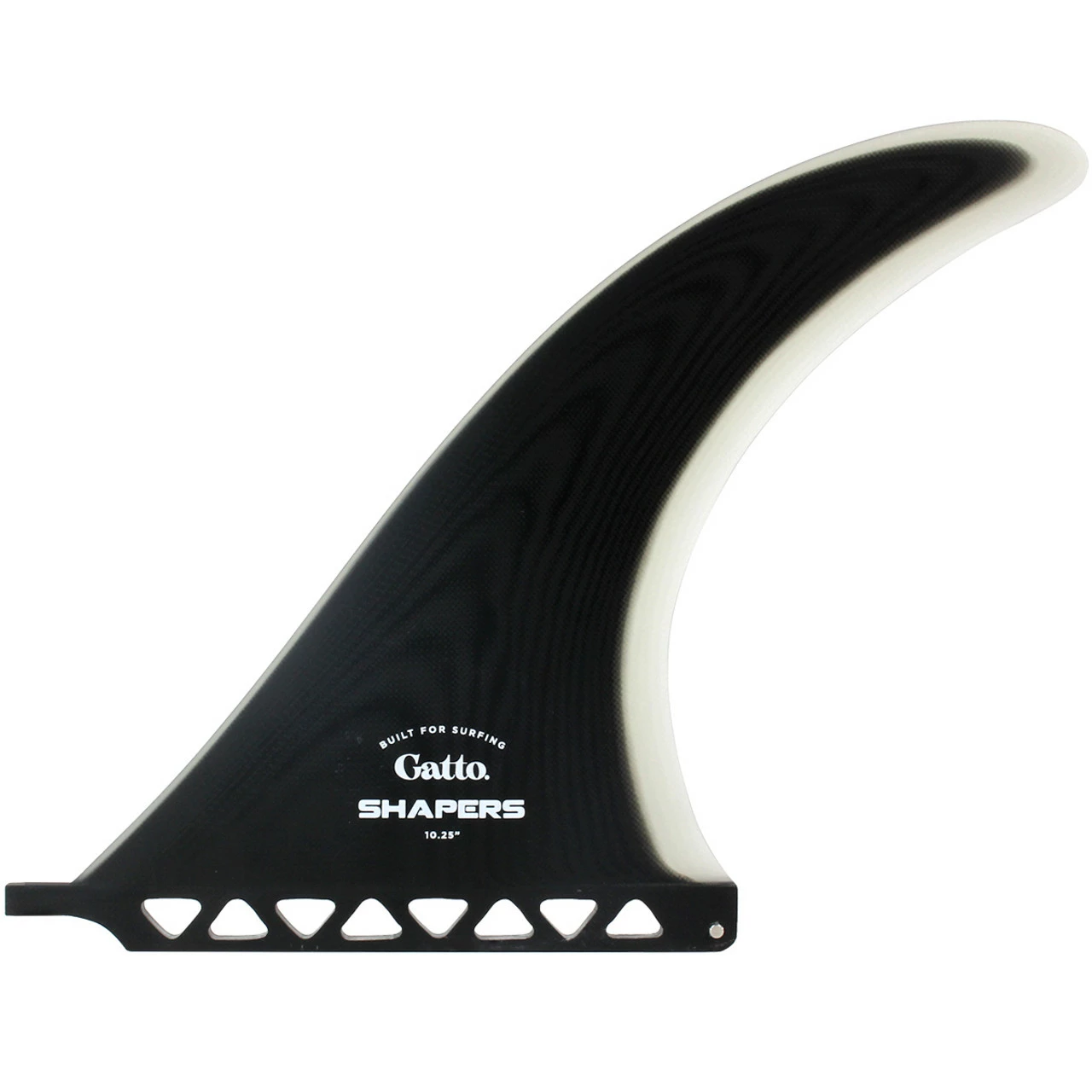 10.25" Gatto Box Fin - Black Clear 3 10.25" Gatto Box Fin - Black Clear