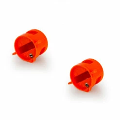Dual Tab Fin Plug Center Pair : Orange