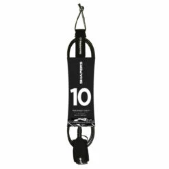 10Ft Longboard Leash Ankle : Black