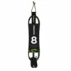 8ft Regular Leash - Black -Surf Sales Shop shapers leash 8reg bk 99955 16378.1525413736