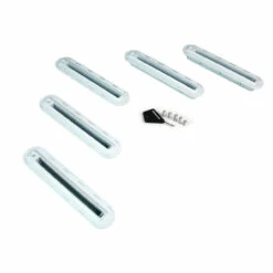 Single Tab Box - Five Fin Set White